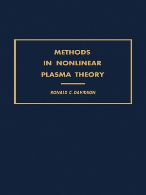 cover image of Methods in Nonlinear Plasma Theory